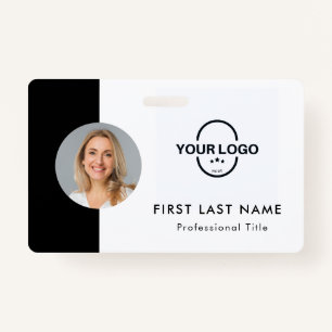 Custom Employee - Photo, Logo, Name ID Badge