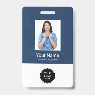 Custom Employee Photo Logo Office Name Tags Badges