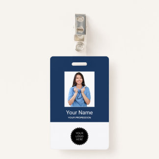 Custom Employee Photo Logo Office Name Tags Badges