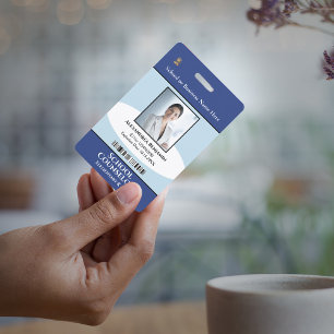 Custom Employee Photo Logo School ID Card Badge