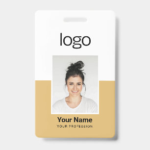 Custom Employee Photo Name Tag Badges
