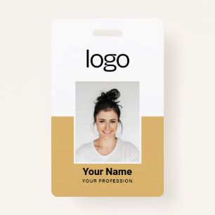 Custom Employee Photo Name Tag Badges