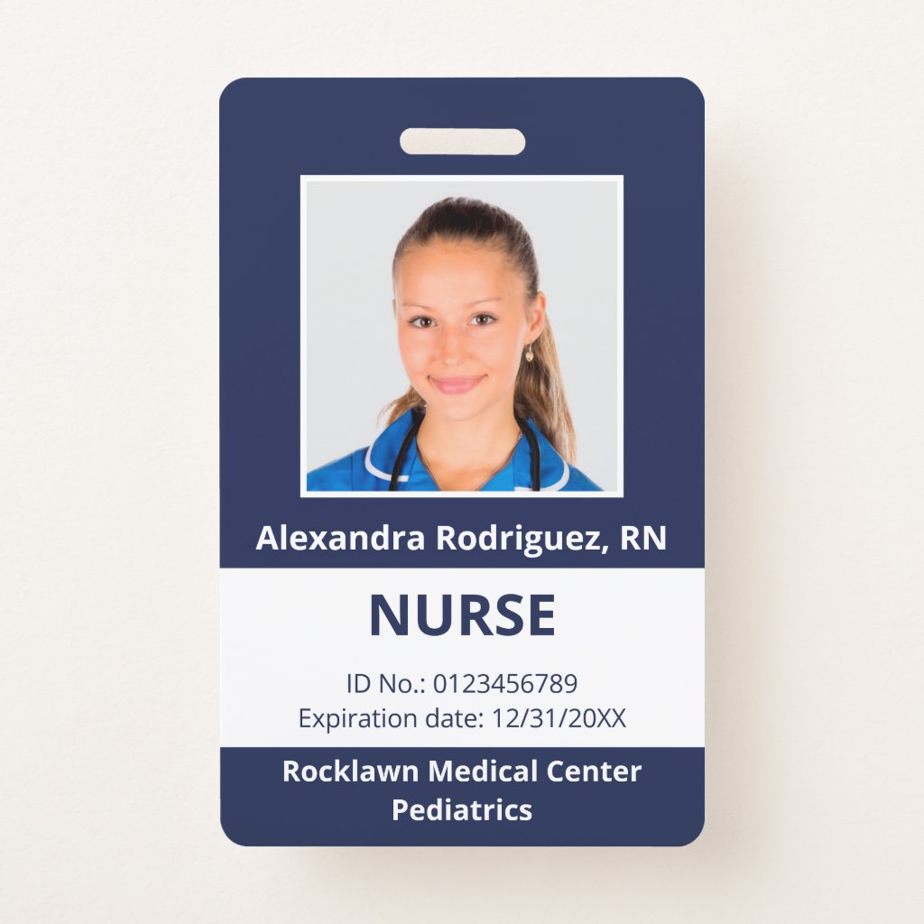 Hospital Id Card Template