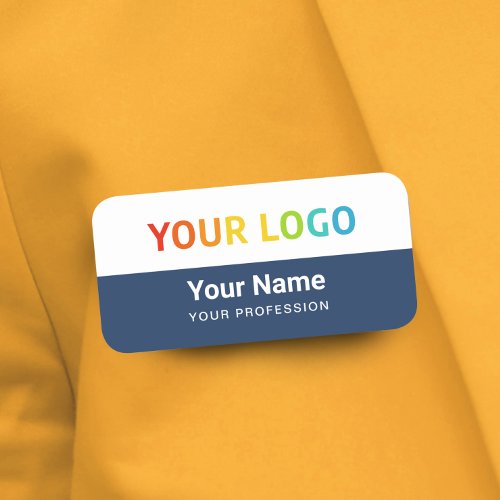 Custom Employee Pin Name Tag or Magnetic with Logo