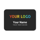 Custom Employee Pin Name Tag or Magnetic with Logo