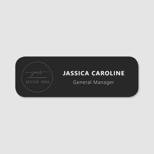 Custom Employee Pin Name Tag or Magnetic with Logo