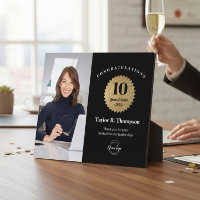 Custom Employee Recognition Photo 10 Year service 