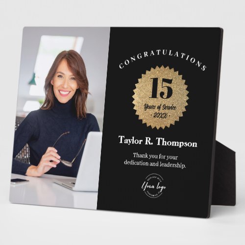 Custom Employee Recognition Photo 15 Year service 