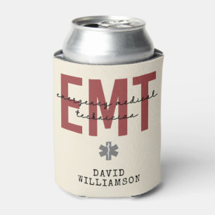 Custom EMT Emergency Medical Technician Can Cooler
