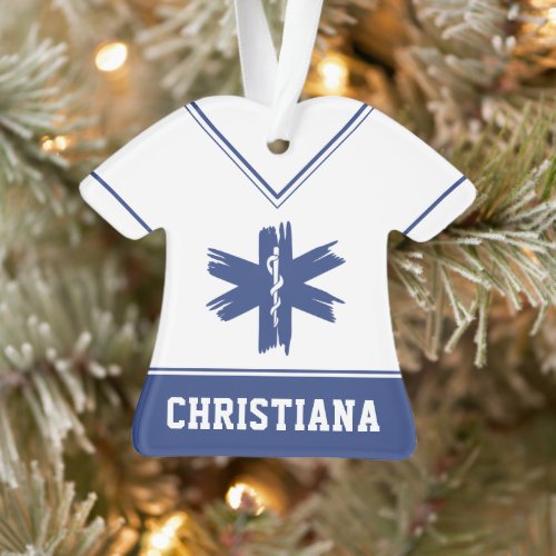 Custom EMT EMS Paramedic First Responder Ornament