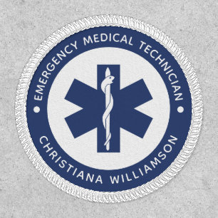 Custom EMT Symbol Emergency Medical Technician Patch