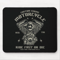 Custom Engine Motorcycle Ride Fast Or Die