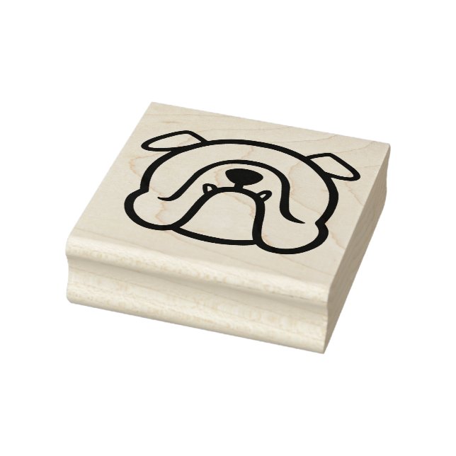 Custom English Bulldog - rubber bulldog stamps (Stamp)