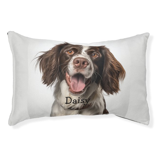 Custom English Springer Spaniel Dog Pet Animal  Bed (Front)
