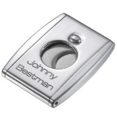 Custom Engraved Cigar Cutter with Mirror Finish (Engraved)