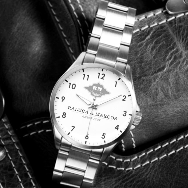 Custom engraved elegant couple  name  watch (Creator Uploaded)