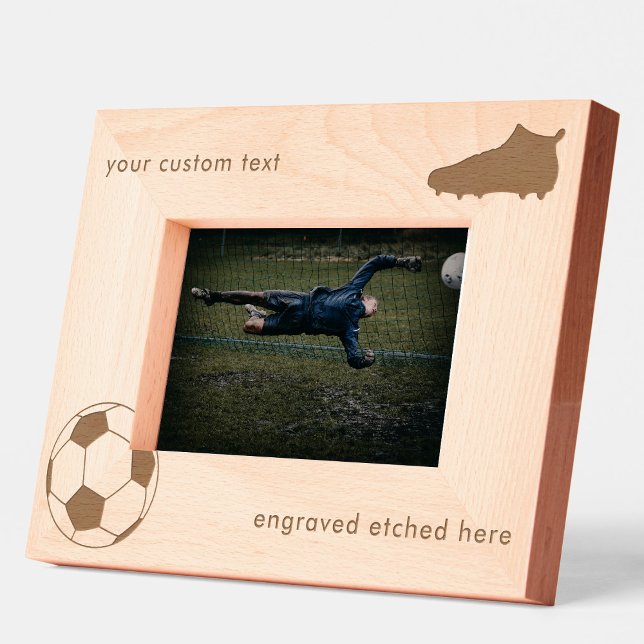 Custom Engraved Etched American Football Soccer (Custom Engraved Etched American Football Soccer)