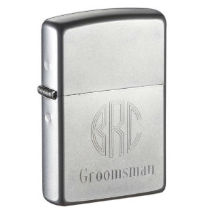 Custom Engraved Groomsman Zippo Lighter 
