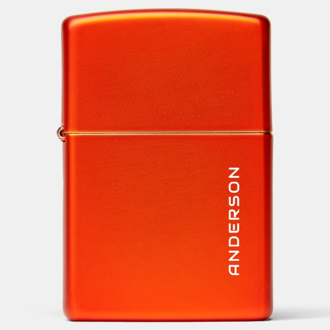 Custom Engraved Name Zippo Keepsake Lighter (Front)