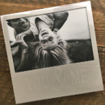 Custom Engraved Silver Frame<br><div class="desc">Personalized picture frame for Father's Day, graduation, weddings or just because... This frame features "You & Me" perfect for any occasion. If you would like something different please send a message in "note to seller box" during checkout. Personalized frame, custom engraved picture frame, personalized picture frame, engraved frame, anniversary, gift...</div>