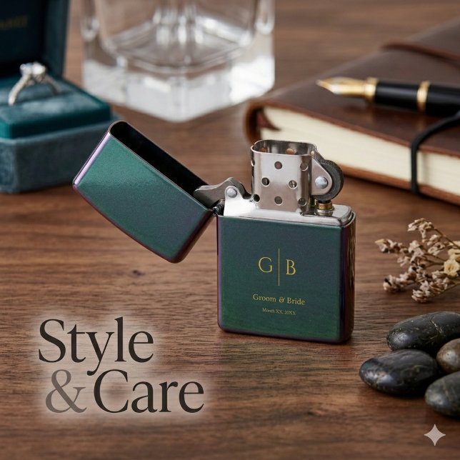 Custom Engraved Zippo Lighter Wedding Guest Gift (Custom Engraved Zippo Lighter Wedding Guest Gift)