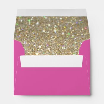 Custom Envelope - (4x6) Dark Pink Fab by Evented at Zazzle