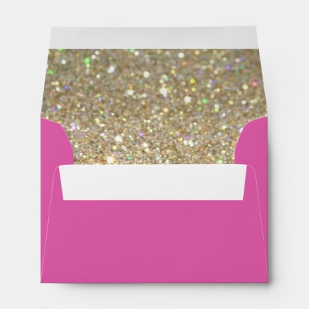 Custom Envelope - (4x6) Dark Pink Fab