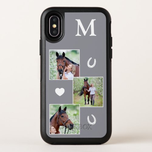 Custom Equestrian Animal Photo Horse OtterBox Symmetry iPhone XS Case