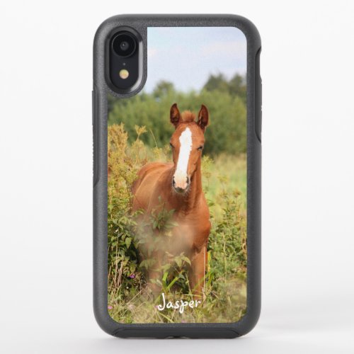 Custom Equestrian Horse Photo OtterBox Symmetry iPhone XR Case