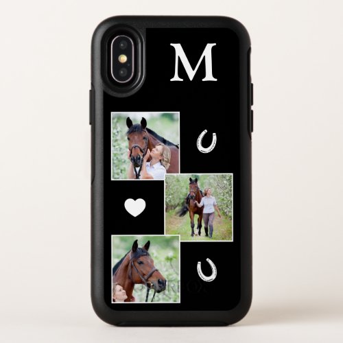 Custom Equestrian Photo Horse OtterBox Symmetry iPhone XS Case