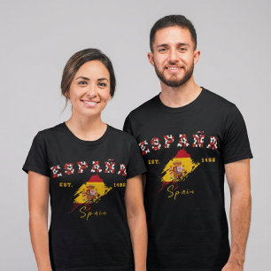Custom España Pride Spanish Flag Spain T-Shirt
