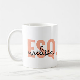 Custom Esquire Mug • Esquire Est • Law Studen
