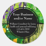 Custom Essential Oil Business Bottle Contact Label