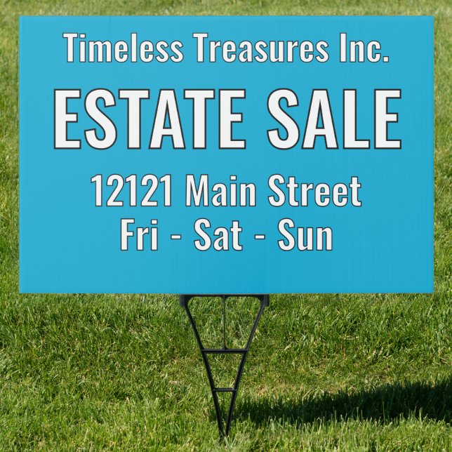 Custom Estate Sale Sign (Insitu)