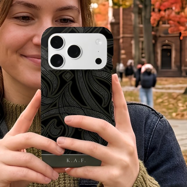 Custom Etched Arabic Calligraphy Black  Iphone Case (Creator Uploaded)