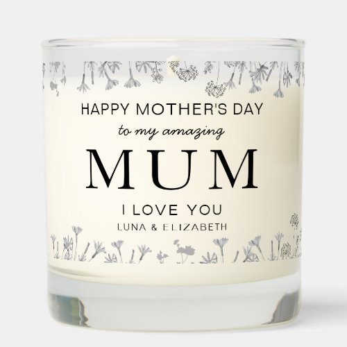 Custom Event Best Gift For Mom Wife Anniversary Scented Candle