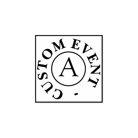 Custom Event Hand Stamp
