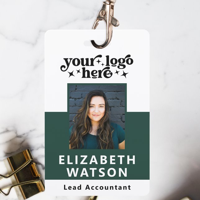 Custom Event ID With Photo Employee Lanyard Name Badge (Creator Uploaded)