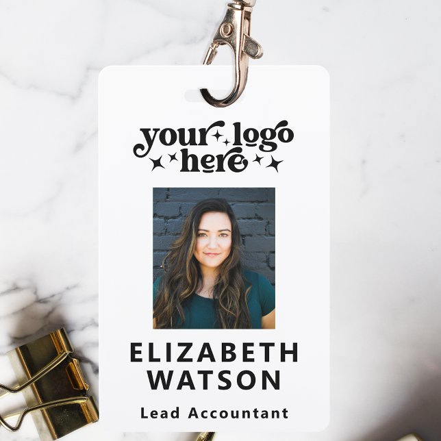 Custom Event ID With Photo Employee Lanyard Name Badge (Creator Uploaded)