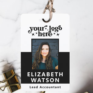 Custom Event ID With Photo Employee Lanyard Name Badge