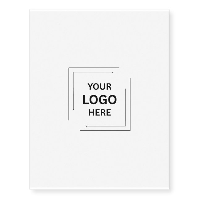 Custom Event Logo Minimal Temporary Tattoo Design (Front)