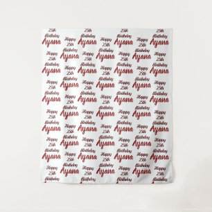 Custom Event Party Backdrop Step and Repeat