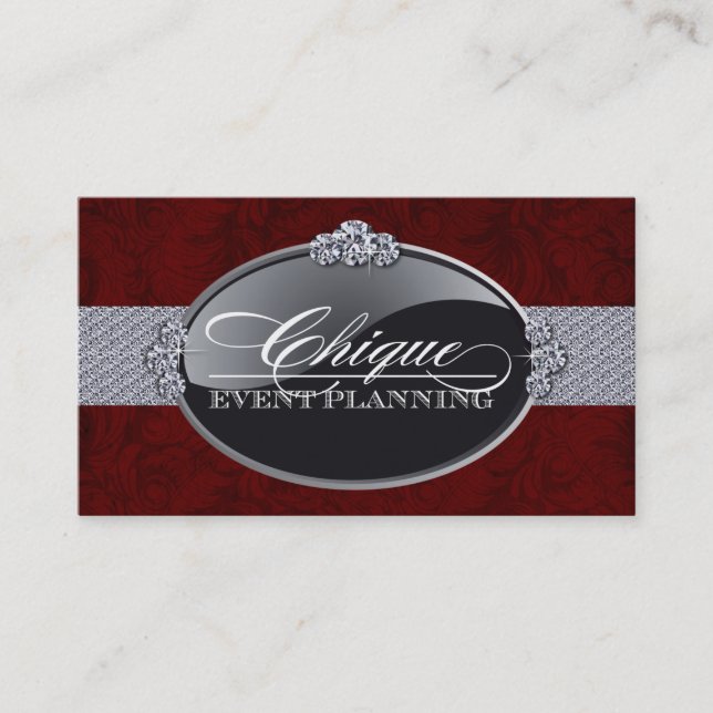 Custom Event Planner Business Cards (Front)