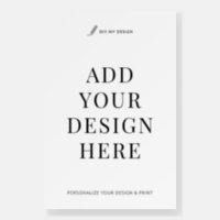 Handheld Sign Foam Boards - Upload Your Design - 24 Circle