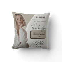 Custom Event Souvenir Throw Pillow