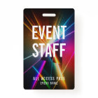 Custom Event Staff All Access Pass QR Code
