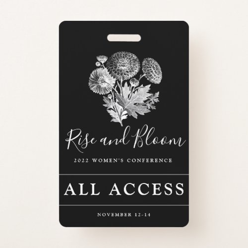 Custom Event VIP All Access Womens Conference Badge