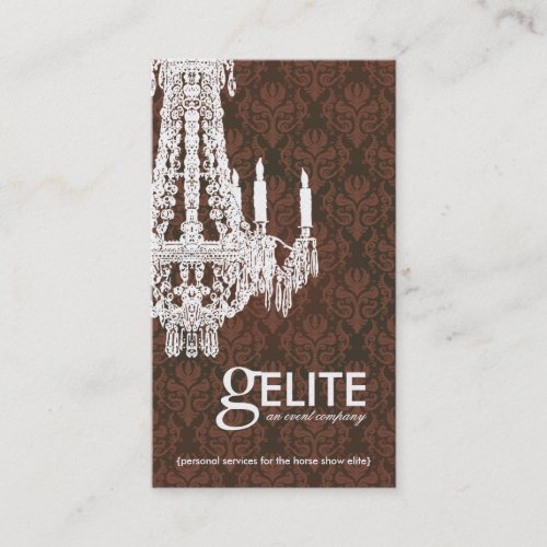 Custom Events Business Card