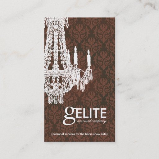 Customizable Custom Events Business Card