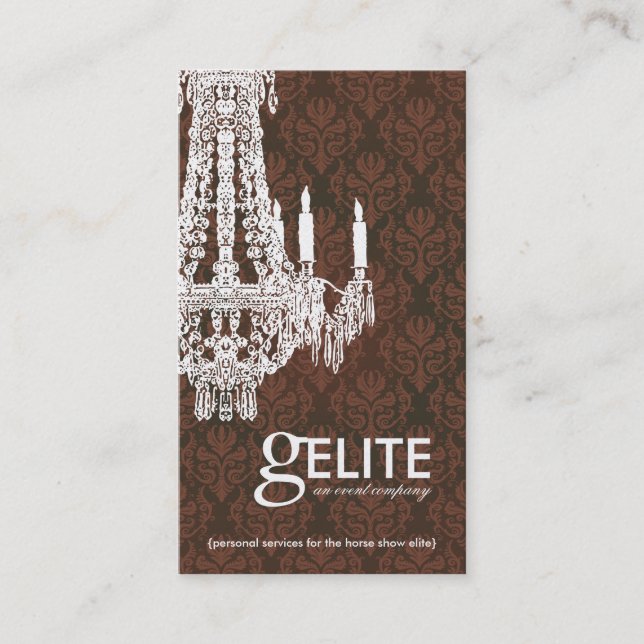 Custom Events Business Card (Front)